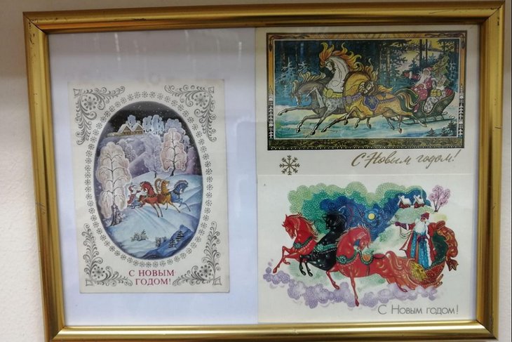 В Иркутске открылась бесплатная выставка новогодней советской открытки