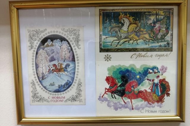 Выставка советских новогодних открыток проходит в Иркутске