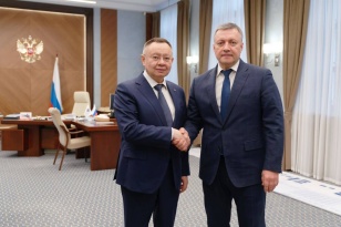 Глава Минстроя РФ Ирек Файзуллин и Губернатор Игорь Кобзев обсудили темпы возведения жилья в Иркутской области