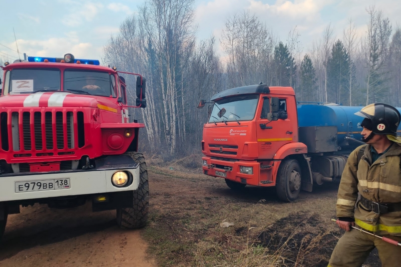 207 пожаров возникло на территории Иркутской области за выходные дни