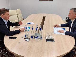 Игорь Кобзев и Андрей Турчак обсудили реализацию партпроектов в Приангарье