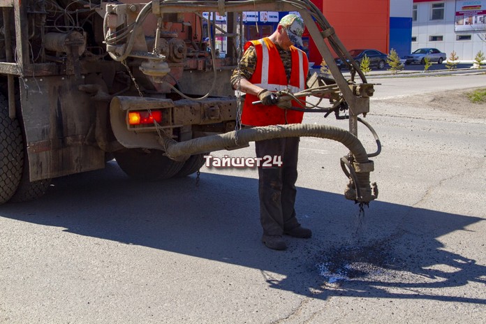 13 мая в Тайшете начнётся ямочный ремонт дорог