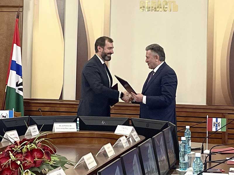 Парламенты Иркутской и Новосибирской областей подписали соглашение о сотрудничестве