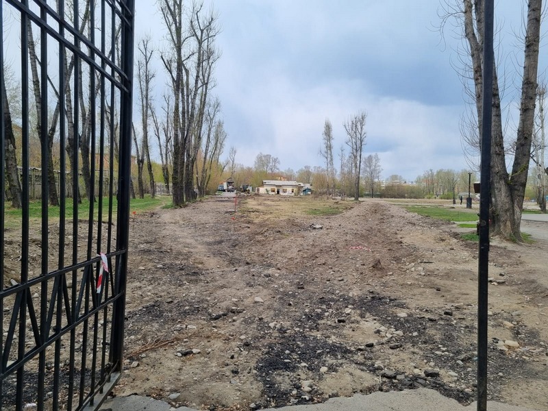 Первый этап благоустройства парка Комсомольский стартовал в Иркутске