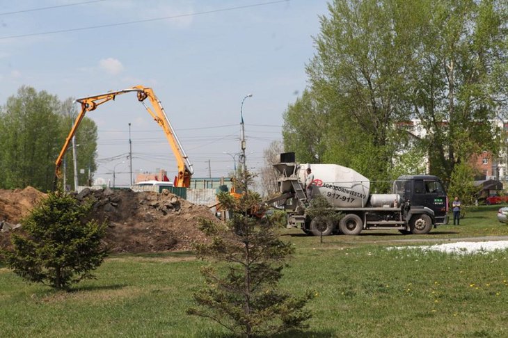 На Байкальском кольце заливают фундамент будущей стелы «Город трудовой доблести»