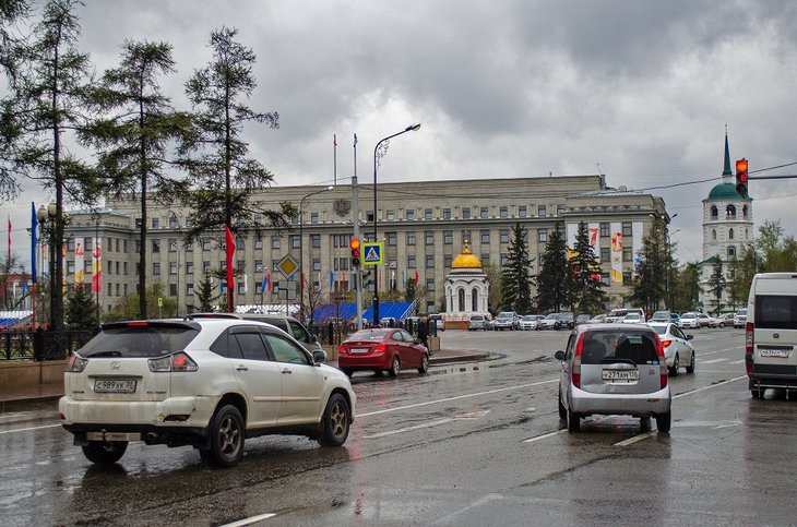 Дождливая погода ожидается в Иркутске на выходных