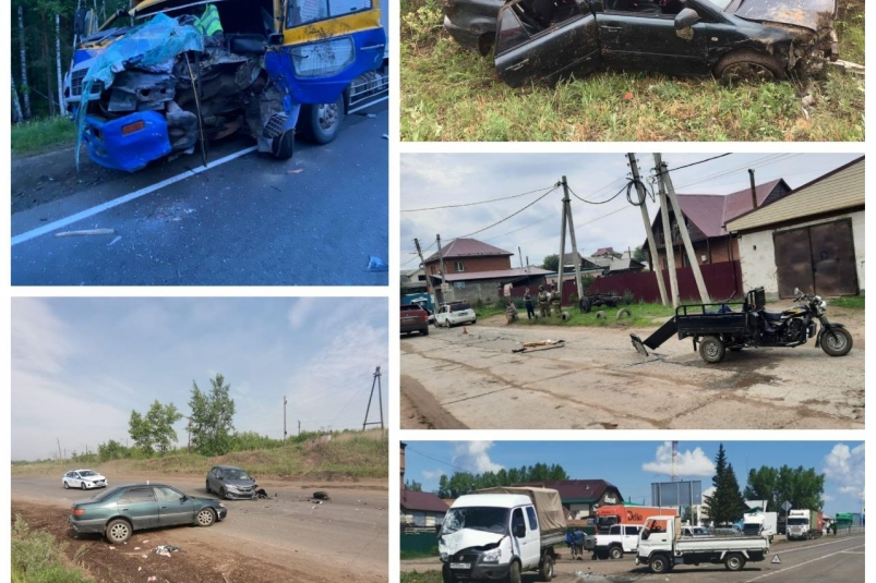 Шесть человек погибли в авариях на дорогах в Иркутской области за неделю
