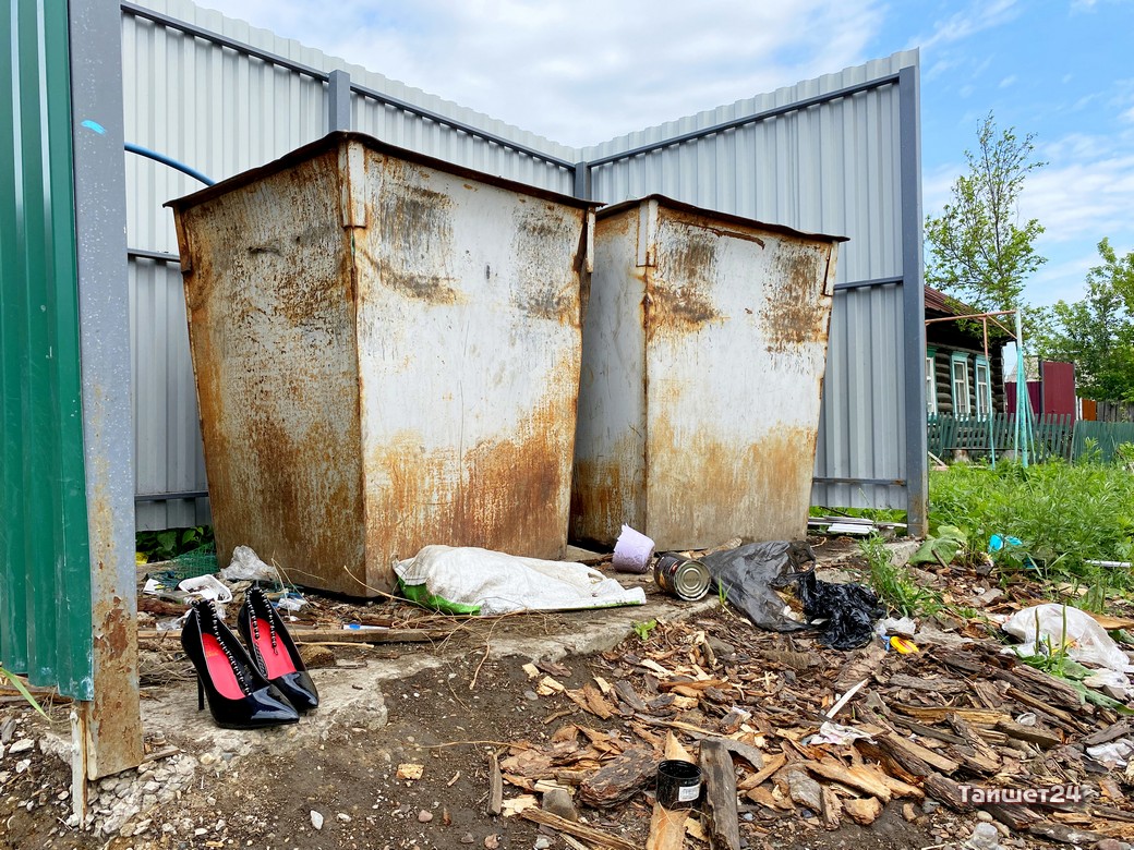Туфли, бамперы, навоз: чем богаты тайшетские мусорки
