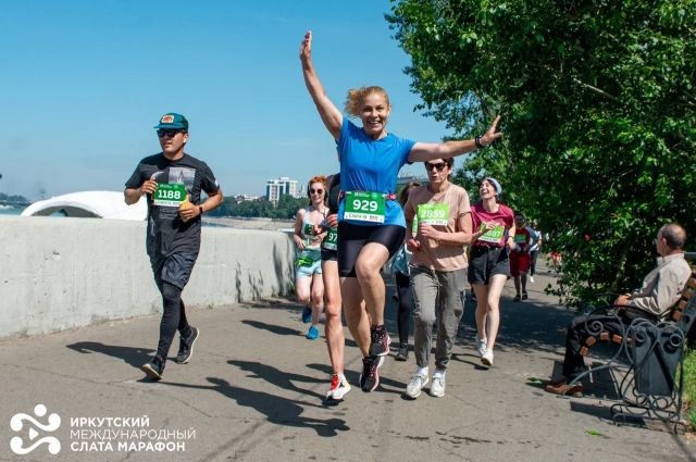 3,5 тысячи человек пробежали в IV Иркутском международном Слата марафоне