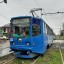 Трамвай сошел с рельс на улице Ушаковской в Иркутске