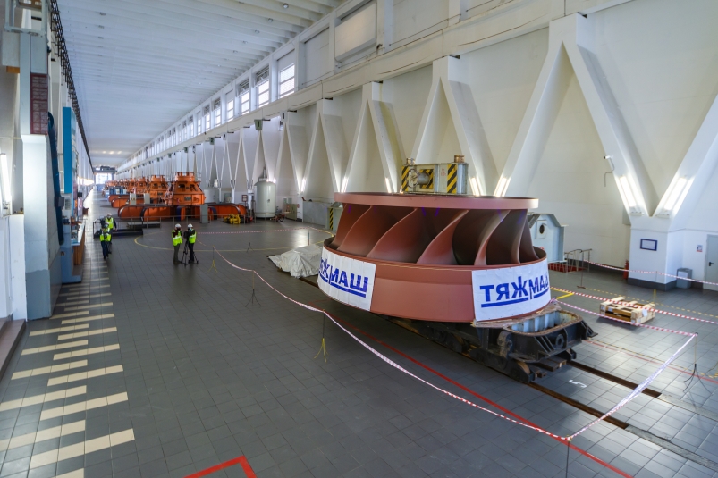 En+ Group обновляет оборудование на Братской и Красноярской ГЭС