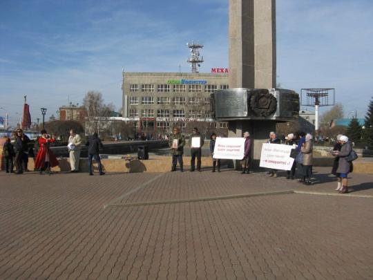 Второй митинг против «Матильды» провели в Иркутске