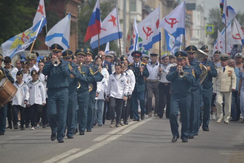 Более 300 человек поучаствовали в праздновании Дня военно-морского флота в Иркутске