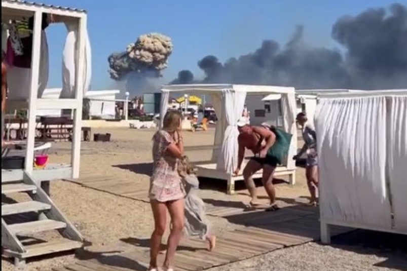 При взрывах в Крыму пострадали пять человек, среди них ребенок
