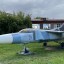 Самолет-памятник "МИГ-23" отреставрировали на территории школы №21 в Иркутске