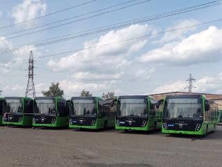 Иркутск получил еще пять низкопольных автобусов "НефАЗ"