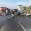 «Тойота Ноах» врезалась в грузовик на Качугском тракте, пострадали два человека