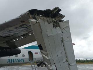 В Иркутской области авиакомпания прокомментировала сломанное при посадке крыло самолёта