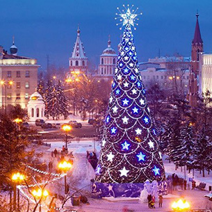 В Иркутске изменят оформление главной новогодней елки