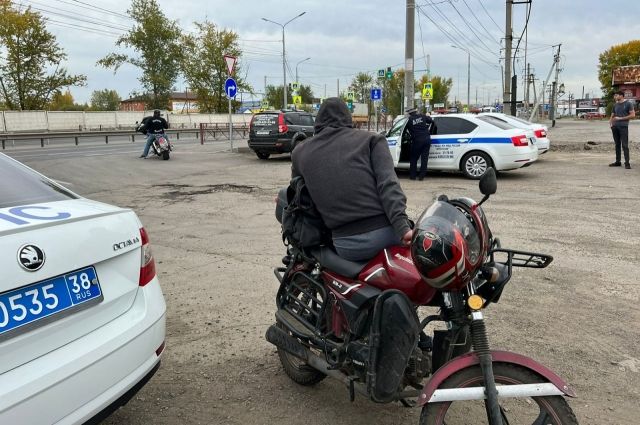 Число ДТП с участием мотоциклистов в Иркутской области выросло в 2 раза