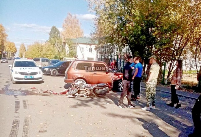 В Тайшете возле &#171;Азии&#187; в ДТП пострадал мотоциклист