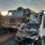 Водитель микроавтобуса погиб в столкновении с грузовиком под Ангарском