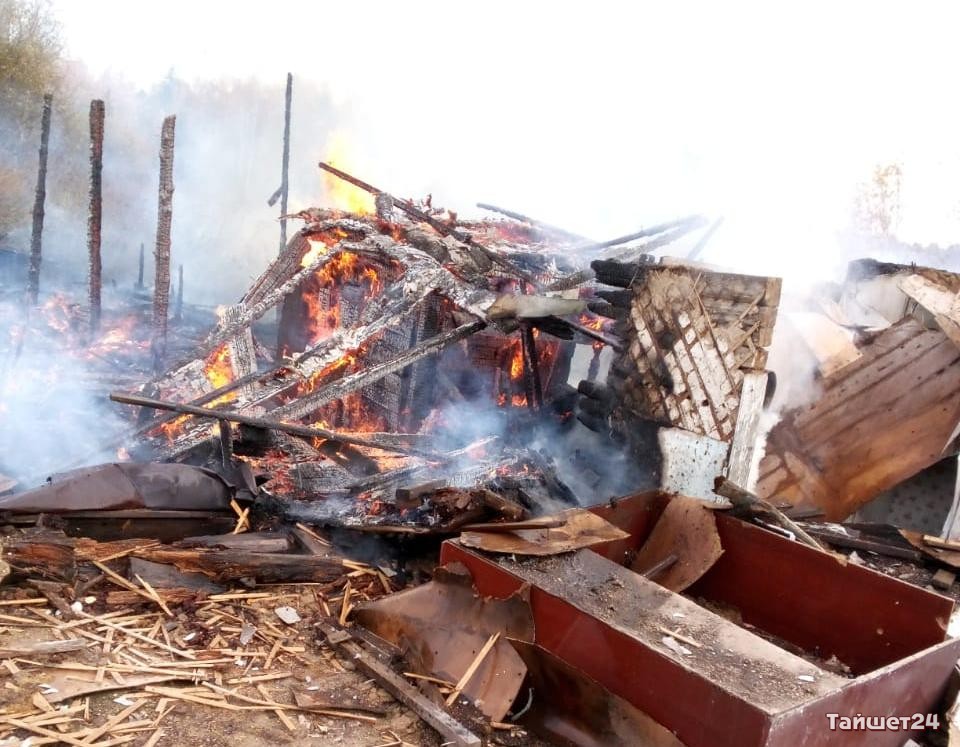 Заброшенные постройки горели 22 сентября в Тайшете и Бирюсинске