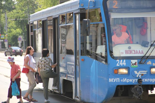 Движение трамваев по маршрутам номер 5 и 6 в Иркутске закроют на три дня