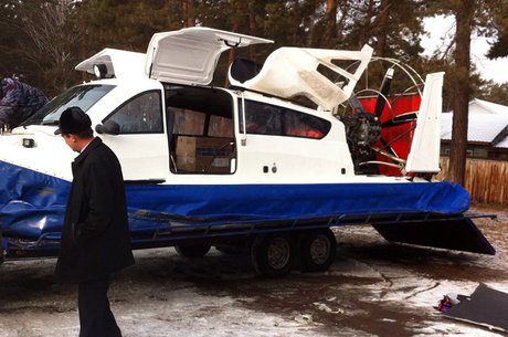 Для поселка Усть-Уда приобрели судно на воздушной подушке за 4,3 миллиона рублей