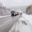 Три экипажа ДПС обеспечивают безопасность на федеральной трассе "Байкал" из-за снегопада