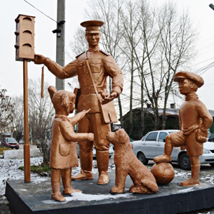 Скульптуру Дяде Степе установили в Усолье-Сибирском