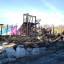 В Иркутске сгорел ледяной городок «Хрустальная сказка». Фото 0