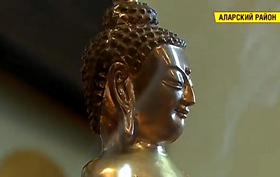 В Аларском дугане появилась статуя Будды