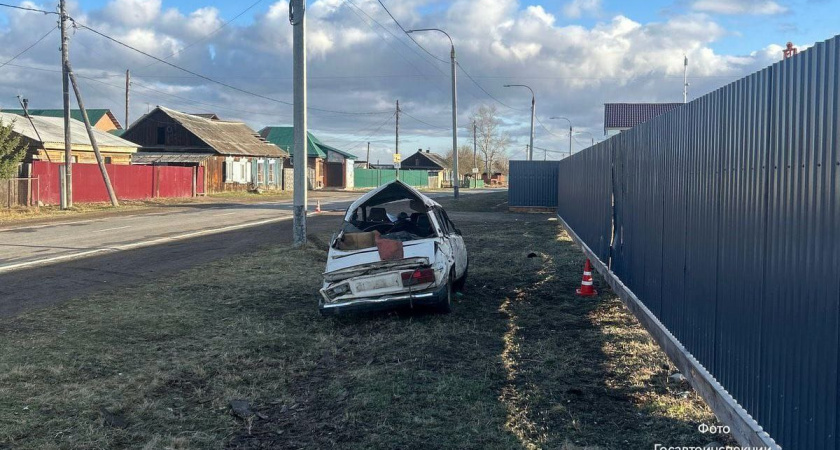 Юный водитель устроил ДТП под Иркутском
