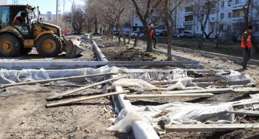 В Иркутске начались работы на улице Геологов