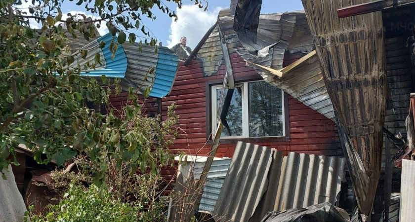 Пенсионерка пострадала при пожаре в деревне Иркутской области