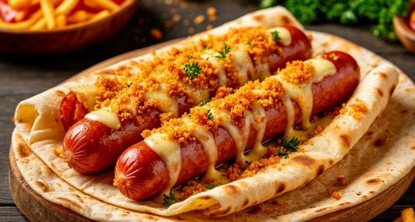 Хрустящие сосиски с сыром в чипсовой крошке! Изумительный вкус за 15 минут