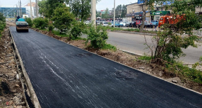 Дорожные работы в Иркутске ведутся круглосуточно