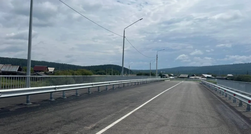 В Иркутской области открылся новый железобетонный мост через реку