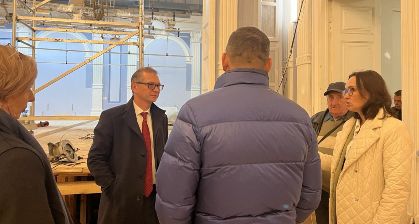 Реконструкция Концертного зала Иркутской филармонии переходит в завершающую стадию