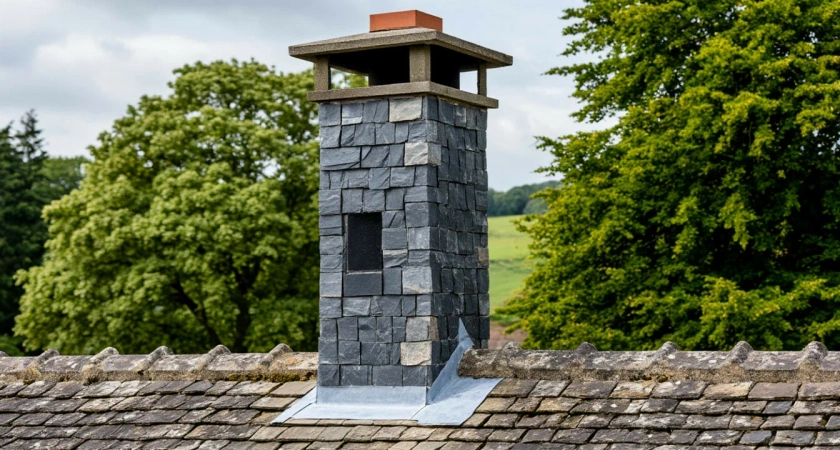 Надежная герметизация на века: чем заделать отверстие вокруг дымохода в кровле из шифера — смесь всего из 2 компонентов