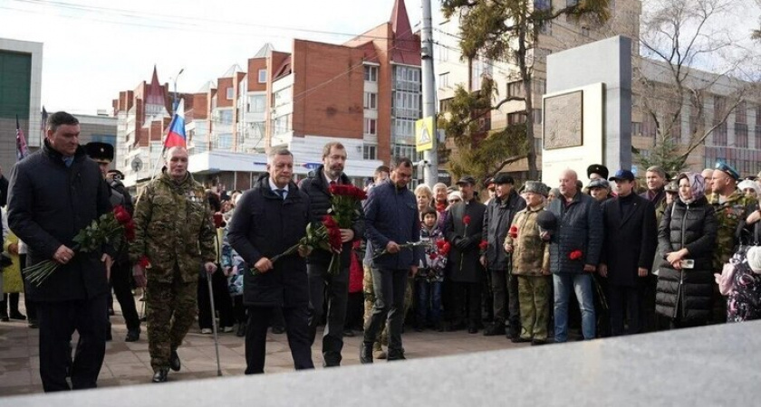 В Иркутске открыли Аллею Памяти