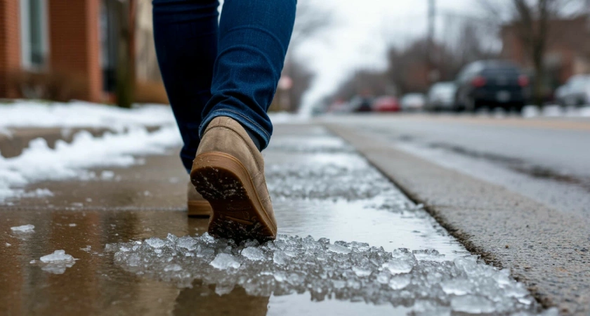 3 мазка на подошву - и ботинки не скользят даже в лютый гололед: по тротуару гуляю, как по траве