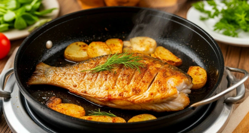 Как пожарить рыбу без масляных брызг и запаха на весь дом — простой метод