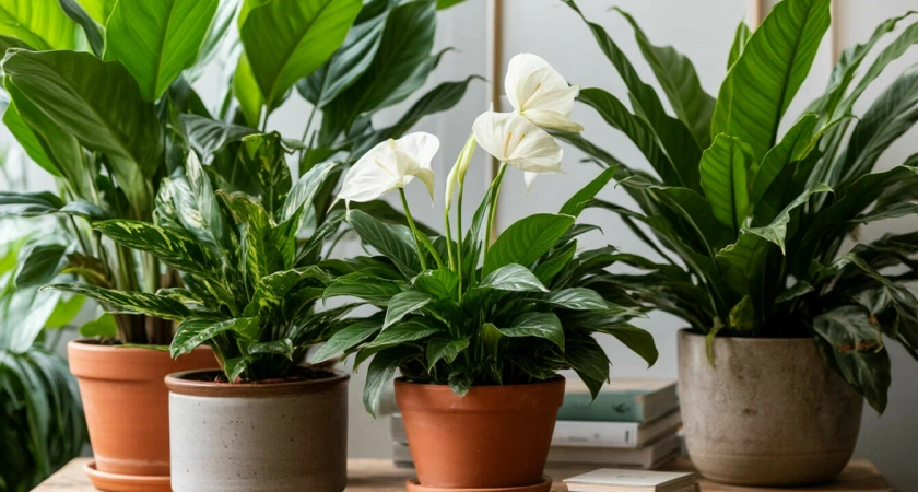 Растворяю 1 таблетку и поливаю цветы в декабре: спатифиллум и замиокулькас прут в рост как на дрожжах