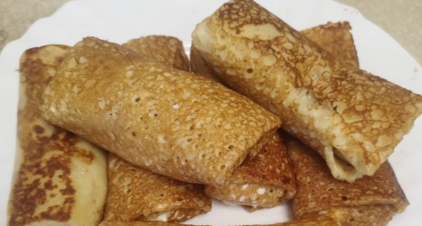 2 ложки в тесто - и блины не рвутся при жарке: получаются такими тонкими, румяными и ажурными