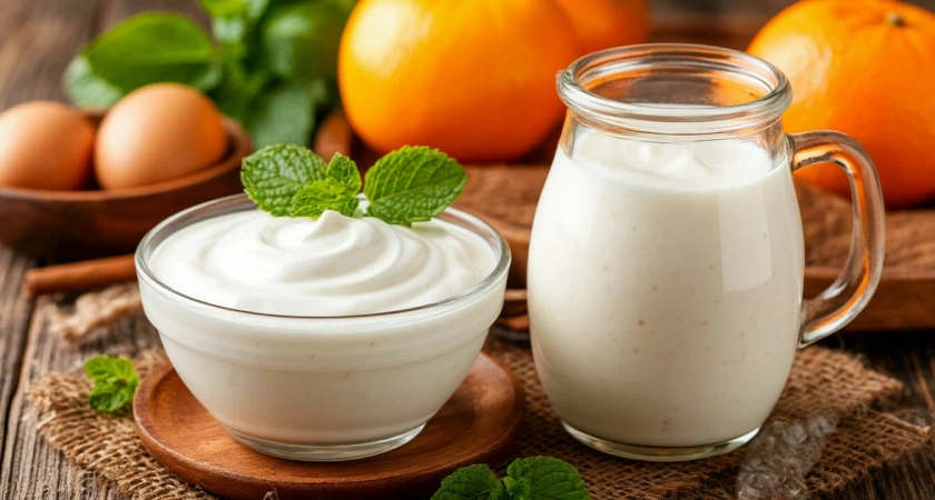 Вечером смешиваю стакан кефира, ряженки и сметаны: на утро будет готова вкуснейшая закуска - идеально к завтраку