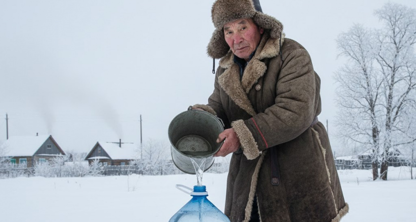 Зачем северяне оставляют воду на морозе в открытой ёмкости и ждут, пока она замёрзнет?