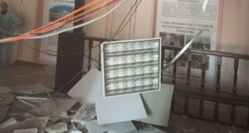 В Иркутске завели уголовное дело из-за рухнувшего потолка в школе