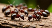 Муравьи бегут вместе с царицей. Как за пару дней вывести  муравьев на участке с помощью обычного порошка